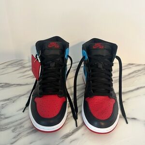 Nike Red and Blue Athletic Shoes High-Performance Design